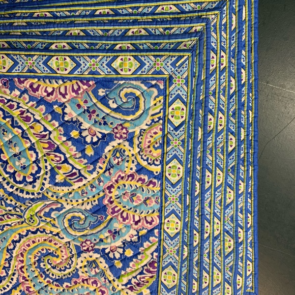 Vera Bradley Placemats EUC Capri Blue Retired Pattern